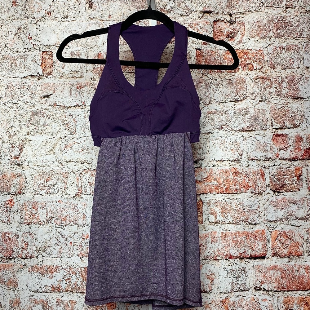 lululemon athletica Purple Racerback Tank Dress